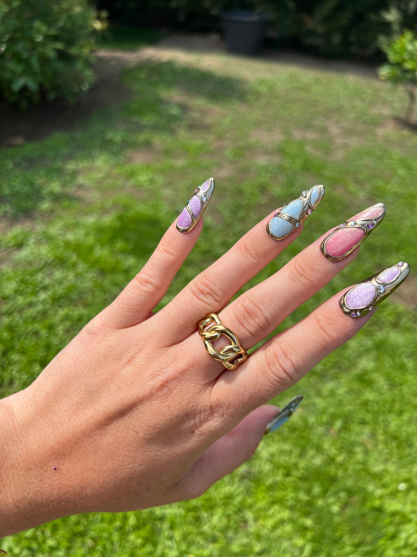 Bague Sofia - Bague entrelacée en acier inoxydable femme