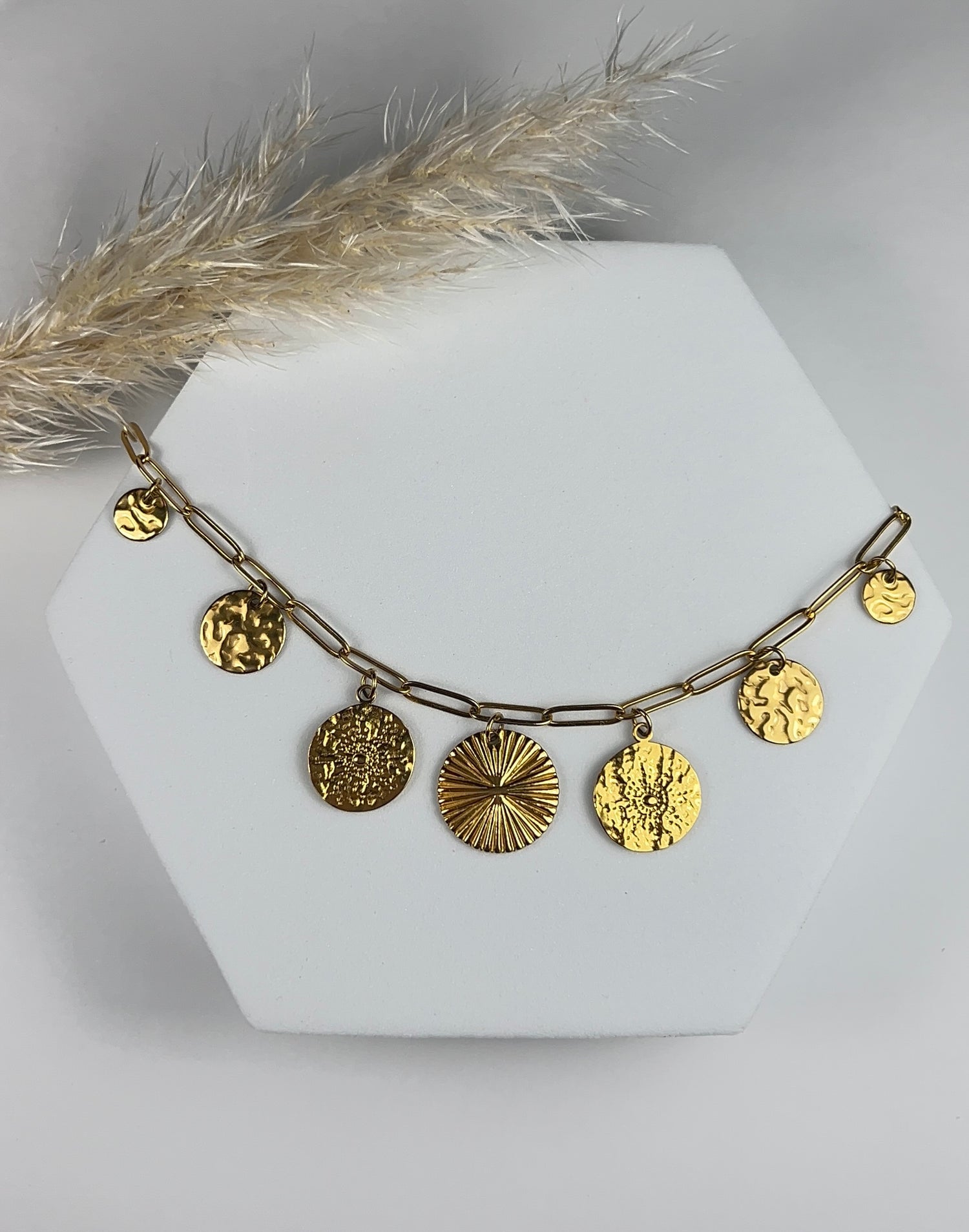 Bracelet breloques en acier inoxydable