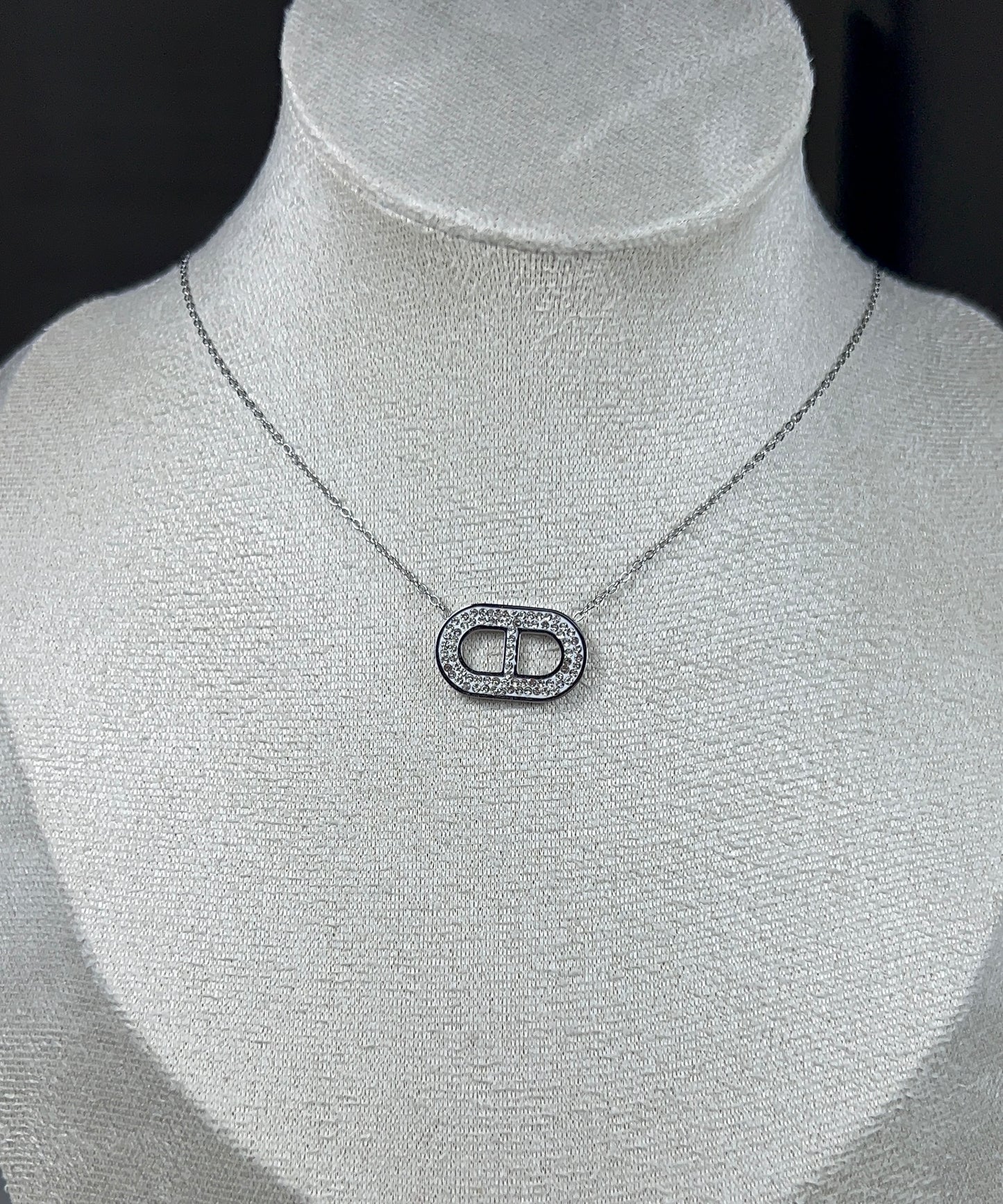Collier Ambre - Collier maille marine en acier inoxydable femme