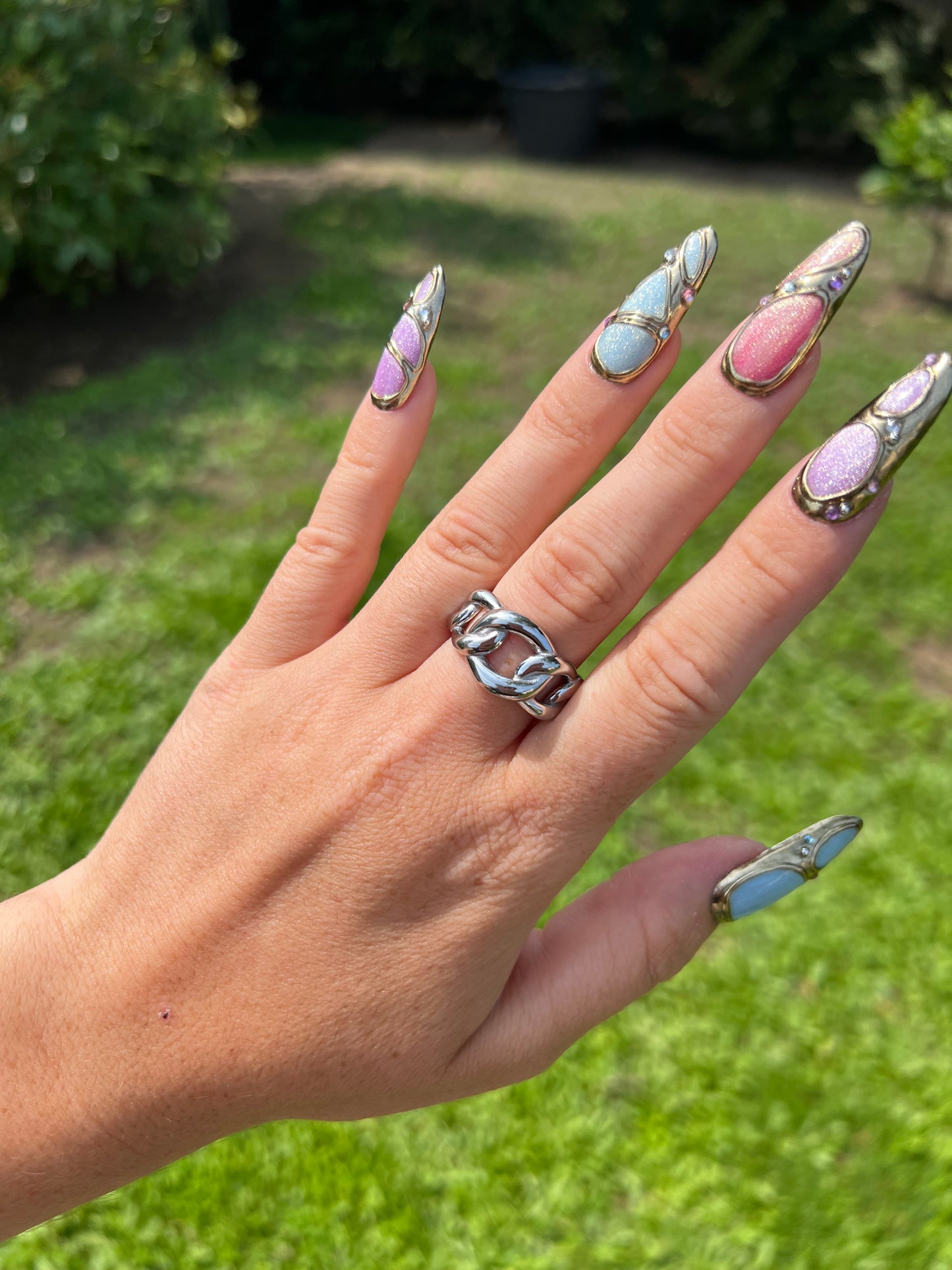 Bague Sofia - Bague entrelacée en acier inoxydable femme