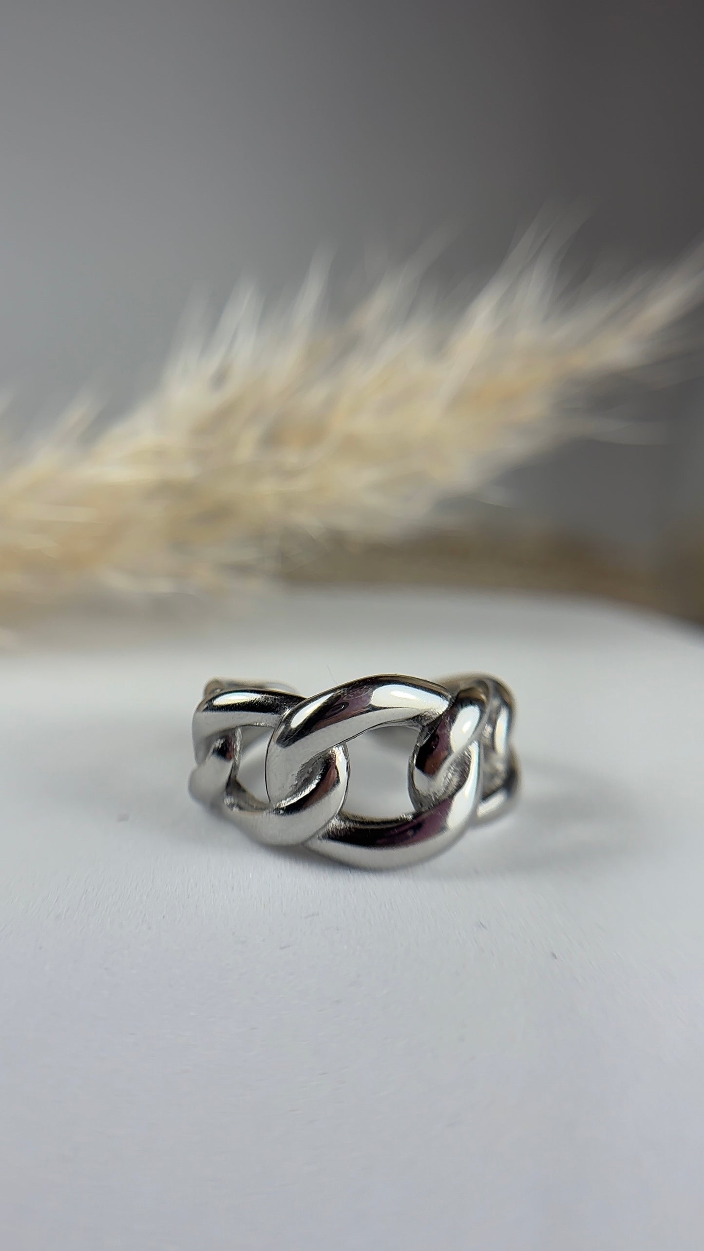 Bague Sofia - Bague entrelacée en acier inoxydable femme